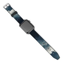 yanfind Watch Strap for Apple Watch Wallpapers Images Cumulus PNG Outdoors Pictures Cloud Sky Grey Azure Compatible with iWatch Series 5 4 3 2 1
