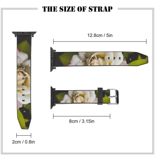 yanfind Watch Strap for Apple Watch Flower Petal Rose Geranium Plant  Creative Images Commons Compatible with iWatch Series 5 4 3 2 1