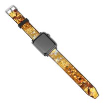 yanfind Watch Strap for Apple Watch Foliage September October Tree Leaves Sunlight Domain Plant Leaf November Public Compatible with iWatch Series 5 4 3 2 1