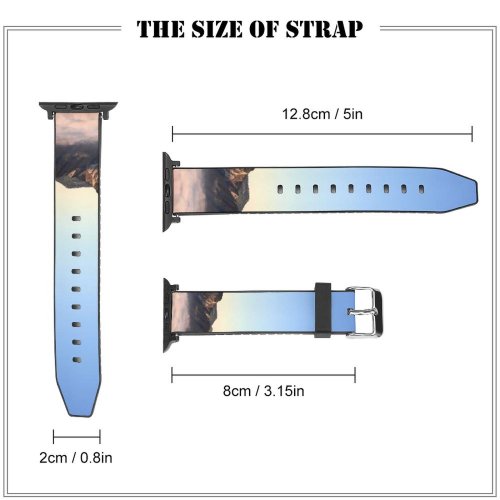 yanfind Watch Strap for Apple Watch Scenery Birds Range Sky  Domain Public Outdoors Wallpapers Images Sunrise Compatible with iWatch Series 5 4 3 2 1