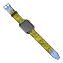 yanfind Watch Strap for Apple Watch Rural Countryside Pasture Farm Grassland Outdoors Stock Ranch  、 伊予市 Free Field Compatible with iWatch Series 5 4 3 2 1