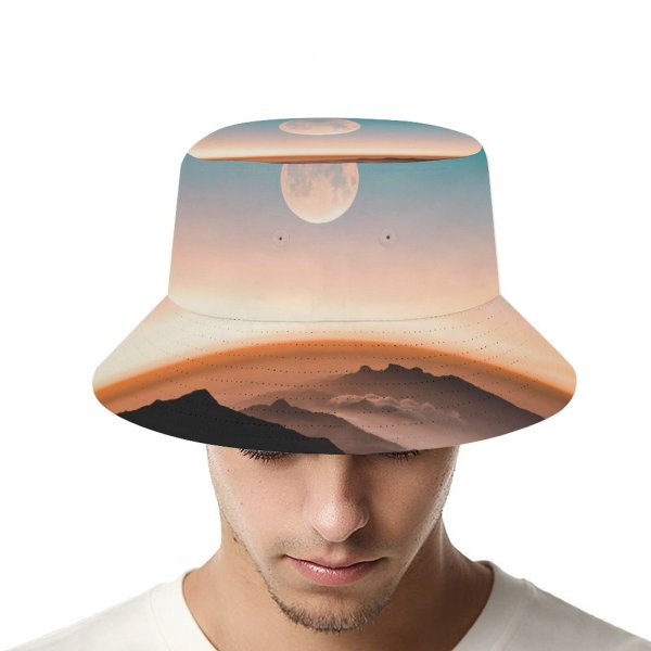 yanfind Adult Fisherman's Hat Images Bloodmoon Space Night Mist Bigmoon Outer Astronomy Sky Wallpapers Mornings Mountain Fishing Fisherman Cap Travel Beach Sun protection