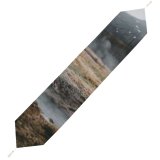 Yanfind Table Runner Eruption Iceland Pictures Outdoors Stock Grey Free Volcano Geyser Mountain Images Everyday Dining Wedding Party Holiday Home Decor