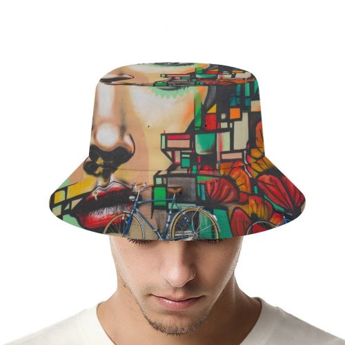 yanfind Adult Fisherman's Hat Modernart Graffiti Streetart Wallpapers Modernphotography Free Bike Modern Grafitti Art Pictures Street Fishing Fisherman Cap Travel Beach Sun protection