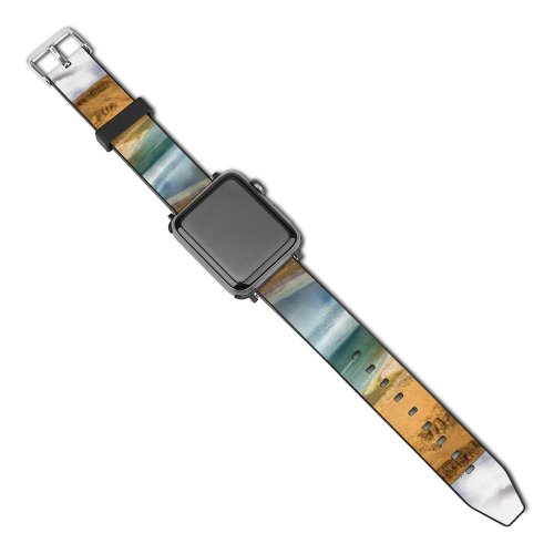 yanfind Watch Strap for Apple Watch Crater Free Pictures Volcano Outdoors  Images Iceland Compatible with iWatch Series 5 4 3 2 1