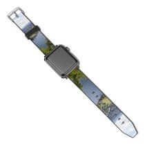 yanfind Watch Strap for Apple Watch Landscape Abies Pine Plant Spruce Pictures Winter Outdoors Tree Qc Fir Compatible with iWatch Series 5 4 3 2 1