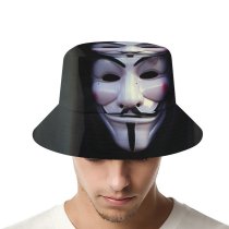 yanfind Adult Fisherman's Hat Chaozzy Lin Anonymous Masks Hoodie Guy Fawkes Fishing Fisherman Cap Travel Beach Sun protection