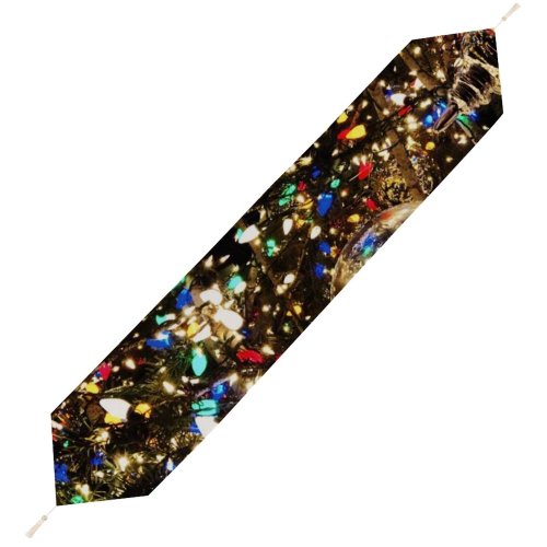 Yanfind Table Runner Eisenhower Confetti Tree Lighting Festival States Ornaments Plant Light Quinta Silver Everyday Dining Wedding Party Holiday Home Decor