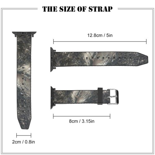 yanfind Watch Strap for Apple Watch Shark Pictures Islands Sea Creature Above Fish Grey Perhentian Minority Compatible with iWatch Series 5 4 3 2 1
