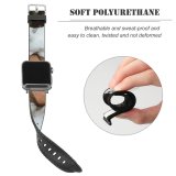 yanfind Watch Strap for Apple Watch Funny Curiosity Outdoors Sit Cute Cat  Portrait Staring Kitten Pet Fur Compatible with iWatch Series 5 4 3 2 1