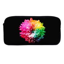 yanfind Pencil Case YHO Sharon Pittaway Flowers Colorful Multicolor Zipper Pens Pouch Bag for Student Office School