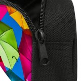 yanfind Pencil Case YHO Romain Guy Umbrellas Street Festival Colorful Sky Rainbow Zipper Pens Pouch Bag for Student Office School