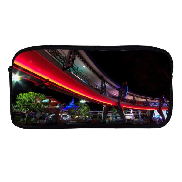 yanfind Pencil Case YHO Images Tomorrowland Building Buena Public Lake Architecture Urban  Road Magic Meal Zipper Pens Pouch Bag for Student Office School