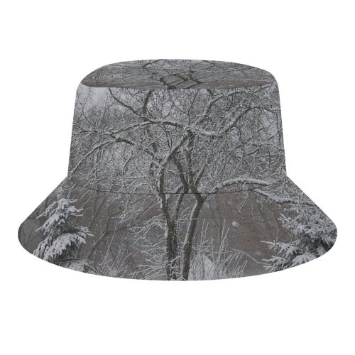 yanfind Adult Fisherman's Hat Winter Winter Natural Atmospheric Landscape Branch Snow Tree Frost Trees Freezing Silouette Fishing Fisherman Cap Travel Beach Sun protection