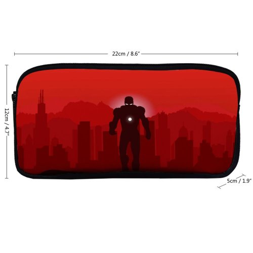 yanfind Pencil Case YHO Shivay Patidar Graphics CGI Minimal Iron Art Marvel Superheroes Zipper Pens Pouch Bag for Student Office School