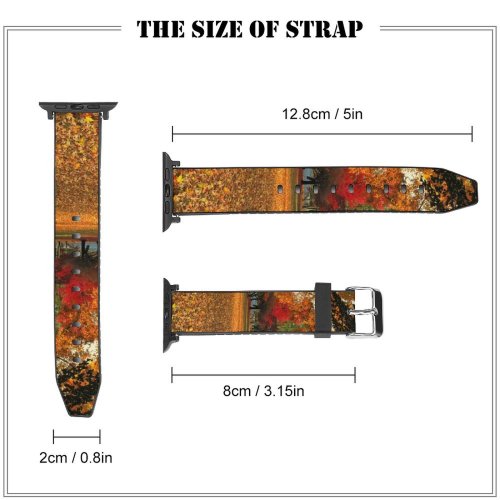 yanfind Watch Strap for Apple Watch United Wappingers Pretty Plant Trunk Foliage Pictures Ground Tree Free Park Compatible with iWatch Series 5 4 3 2 1
