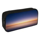 yanfind Pencil Case YHO Sunset Beach Beautiful Scenery Ocean Clear Sky Horizon Seascape Zipper Pens Pouch Bag for Student Office School