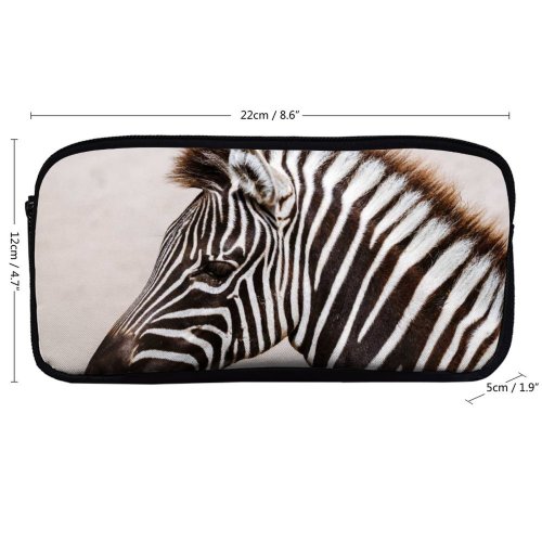 yanfind Pencil Case YHO Images Wildlife Wallpapers Grey Zebra Pictures Public Domain Zipper Pens Pouch Bag for Student Office School