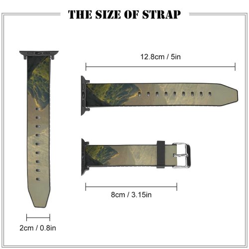 yanfind Watch Strap for Apple Watch Landscape Peak Romania Creative Rock Pictures Outdoors Tumblr HQ Range Ciucaș Compatible with iWatch Series 5 4 3 2 1