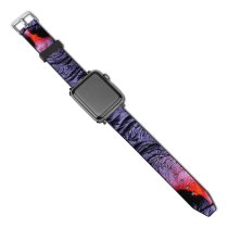 yanfind Watch Strap for Apple Watch Eruption Geographical Creative Satellite  Pictures Above Outdoors Landsat Abstract Geography Compatible with iWatch Series 5 4 3 2 1