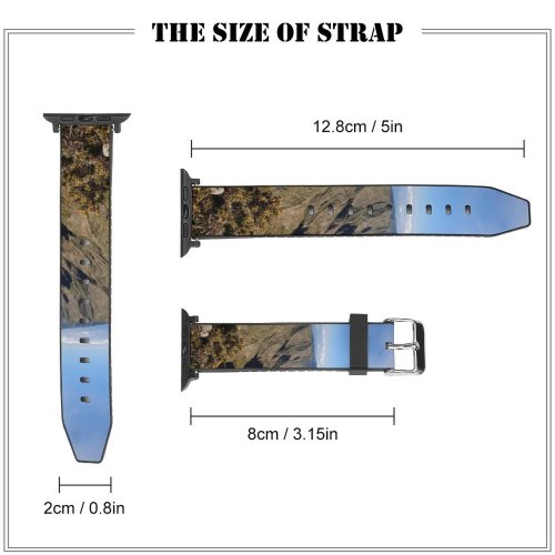 yanfind Watch Strap for Apple Watch Wallpapers Images Cliff Domain Canyon Wilderness Outdoors Pictures Plateau Valley Public Compatible with iWatch Series 5 4 3 2 1