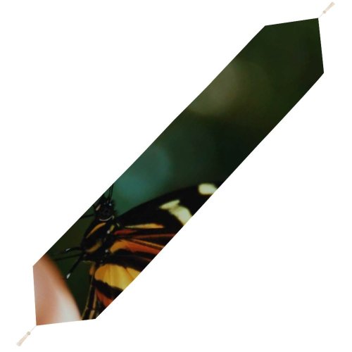 Yanfind Table Runner Blur Invertebrate Butterfly Delicate Wing Wild Insect Moth Wildlife Macro Monarch Outdoors Everyday Dining Wedding Party Holiday Home Decor