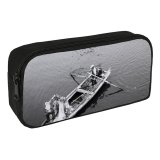 yanfind Pencil Case YHO Boat River Fishing Lake Zipper Pens Pouch Bag for Student Office School