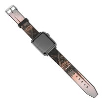 yanfind Watch Strap for Apple Watch Burj Khalifa Dubai United Arab Emirates Sunrise Highway Junction Skyscrapers High Rise Compatible with iWatch Series 5 4 3 2 1