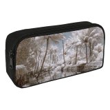yanfind Pencil Case YHO Images Frost India River Snow Wallpapers Wildlife Kerala Outdoors Tree Summer Coconut Zipper Pens Pouch Bag for Student Office School