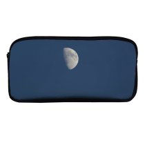 yanfind Pencil Case YHO Atmosphere Crater Daytime Atmospheric Autumn Moonlight Astronomy Sky  Astronomical Half Azure Zipper Pens Pouch Bag for Student Office School