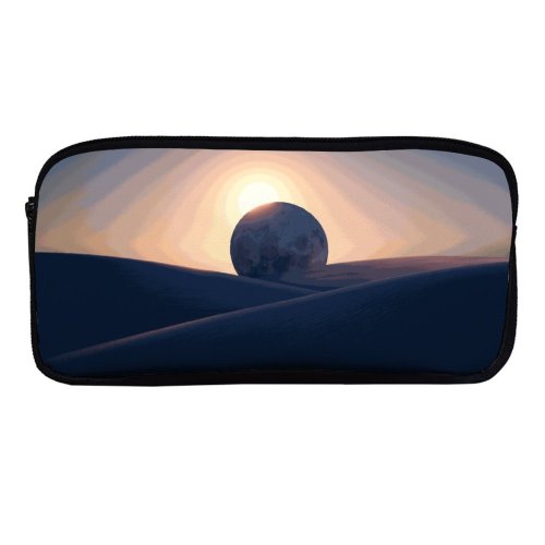 yanfind Pencil Case YHO Six N     Planet Desert Microsoft Zipper Pens Pouch Bag for Student Office School