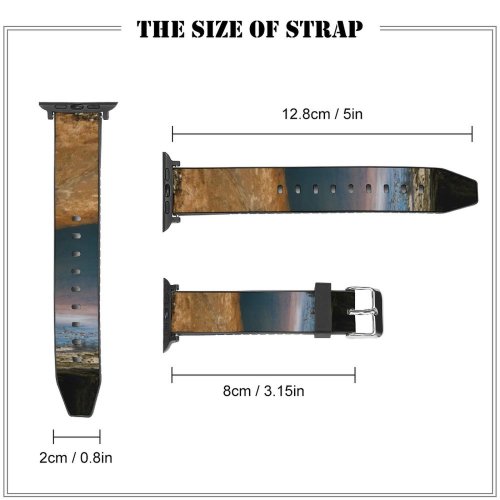 yanfind Watch Strap for Apple Watch Abies Tree States Yellowstone  Plant Fir Free Basin National Outdoors Compatible with iWatch Series 5 4 3 2 1