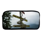 yanfind Pencil Case YHO Images Blimp Flora Airship Sky Wallpapers Plant Tree Free Aircraft Road Winter Zipper Pens Pouch Bag for Student Office School