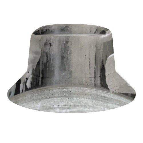 yanfind Adult Fisherman's Hat Winter Icicle Cave Landscape Ice Landform Ice Frost Winter Freezing Formation Snow Fishing Fisherman Cap Travel Beach Sun protection