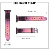 yanfind Watch Strap for Apple Watch Visar Neziri Sunset Scenery Lake Rocks Sky Compatible with iWatch Series 5 4 3 2 1