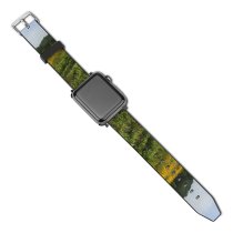 yanfind Watch Strap for Apple Watch Rural Countryside Domain Farm Grassland Outdoors Public Va Field Farmville Usa Compatible with iWatch Series 5 4 3 2 1