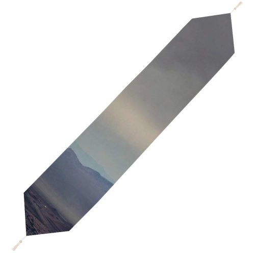 Yanfind Table Runner Landscape Peak Countryside Pictures Outdoors Stock Grey Free Range Plateau Land Everyday Dining Wedding Party Holiday Home Decor