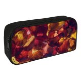 yanfind Pencil Case YHO Tim Mossholder Maple Leaves Autumn Foliage Fallen Zipper Pens Pouch Bag for Student Office School