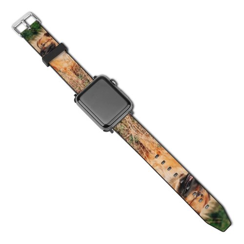 yanfind Watch Strap for Apple Watch Dog German Pet Pictures PNG Images Compatible with iWatch Series 5 4 3 2 1