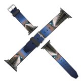 yanfind Watch Strap for Apple Watch Tomasz Huczek Highway Light Trails Limassol City Cyprus Cityscape City Lights Night Compatible with iWatch Series 5 4 3 2 1