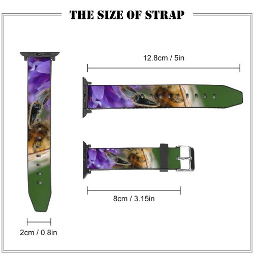yanfind Watch Strap for Apple Watch Insect Pictures Honey PNG Bumblebee Invertebrate Apidae Garden Plant Flower Images Compatible with iWatch Series 5 4 3 2 1