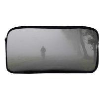 yanfind Pencil Case YHO Atmosphere Bicycle Street Atmospheric Fog Morning Cloud Haze Sky Tree Fog Autumn Zipper Pens Pouch Bag for Student Office School