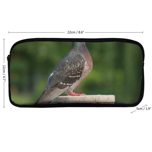 yanfind Pencil Case YHO Beak Vulture Stehende Fly Stock  Birds Wing Falconiformes Vogel Pigeon Bird Zipper Pens Pouch Bag for Student Office School