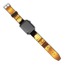 yanfind Watch Strap for Apple Watch Sunset Gold Clouds Sky Cloud Afterglow Sunrise Horizon Evening Morning Atmosphere Dusk Compatible with iWatch Series 5 4 3 2 1