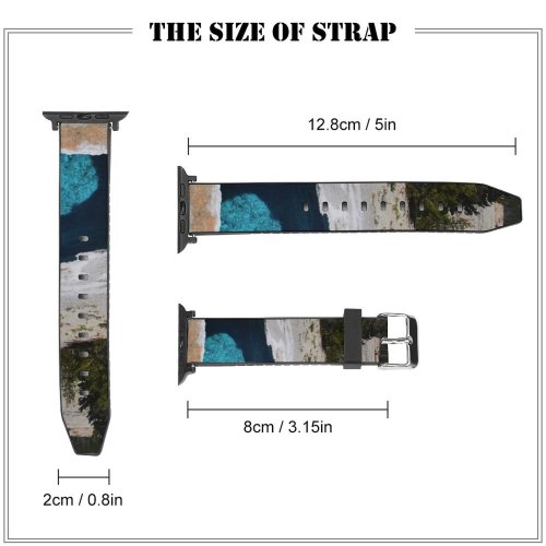 yanfind Watch Strap for Apple Watch Abies Hot Tree Geyser Wyoming Faithful  Pine Old Plant Fir Compatible with iWatch Series 5 4 3 2 1