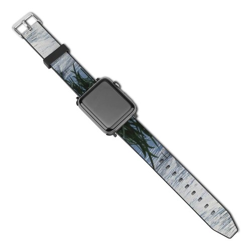 yanfind Watch Strap for Apple Watch  Swans Whooper Bird Birds Rivulet River Reed Wave  Mute Pair Compatible with iWatch Series 5 4 3 2 1
