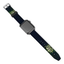 yanfind Watch Strap for Apple Watch Daria Shevtsova Neon Plant Illuminated Leaves Compatible with iWatch Series 5 4 3 2 1