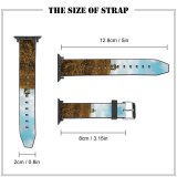 yanfind Watch Strap for Apple Watch Land Field Grassland Countryside Outdoors Mound Domain Images Public Slope Compatible with iWatch Series 5 4 3 2 1
