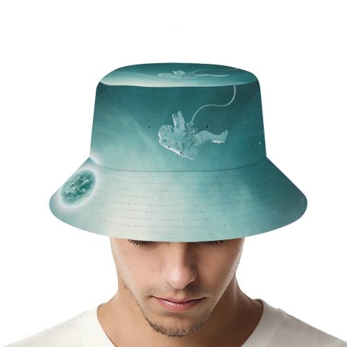 yanfind Adult Fisherman's Hat Comfreak Space Astronaut Space Travel Gravity Earth Nebula Universe Galaxy Stars Astronomy Fishing Fisherman Cap Travel Beach Sun protection