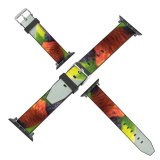 yanfind Watch Strap for Apple Watch William Warby Rainbow Lorikeet Colorful Closeup Bokeh Bird Compatible with iWatch Series 5 4 3 2 1